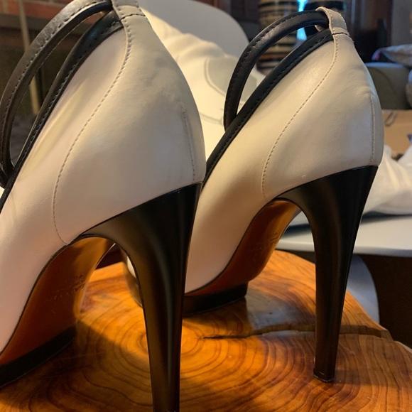 Lanvin 2013 ete platform pumps with removable ankle straps and 5” heels 40.5 10 - Picture 3 of 15